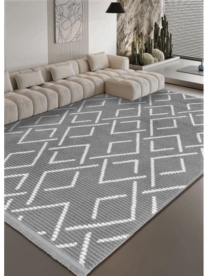 Veron 3609 Krem Yumuşak Dokulu Salon Antre Mutfak Yatak Odası Halı Yolluk