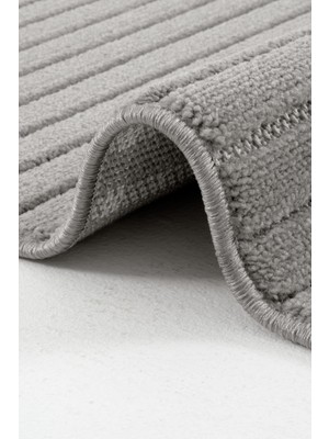 Piyan  9214 Antrasit Yumuşak Dokulu Salon Antre Mutfak Yatak Odası Halısı Yolluk