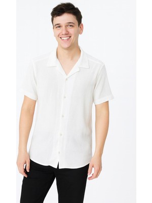  Classics Men Erkek Pamuklu Yazlık Kısa Kollu Gömlek 7375