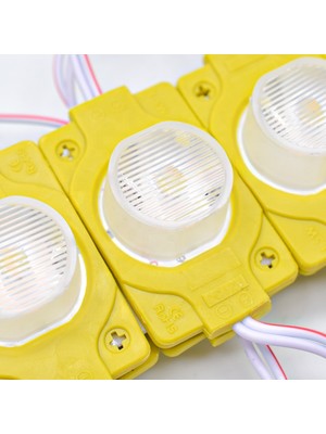 LED Modül Tek Göz Amber-Sarı 12 Volt 1.5W