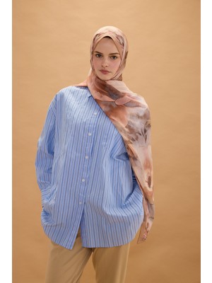 Camellia Scarfs Larissa Ipek Krep Şal - Somon