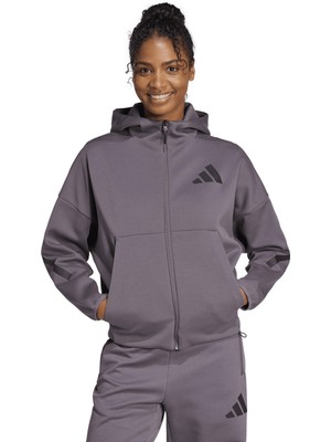 Adidas Zne Fz Kadın Bej Sweatshirt