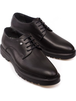 Erkek Klasik Kalın Tabanlı Damatlık ve Takım Elbiseye Uygun Ayakkabı
