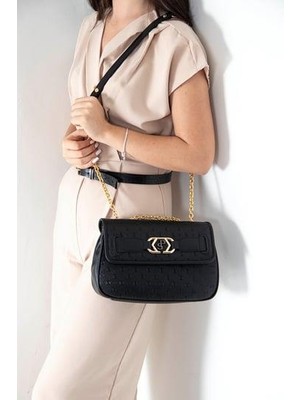 Silver Polo 1087 Kadın Çapraz Çanta Siyah