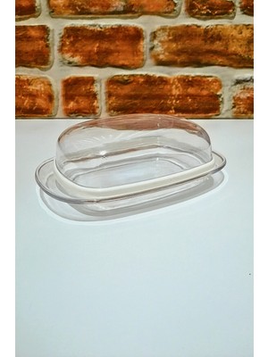 Şeffaf Sert Plastik Peynirlik -Tereyağlık -Saklama Kutusu