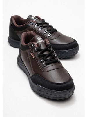 Erkek Bağcıklı Spor Ayakkabı ; Kahve