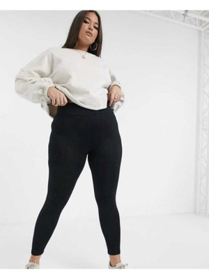 Büyük Beden Yüksek Bel Kalın Interlok Çelik Örme Tayt Çelik Örme Tayt Kalın Tayt Kışlık Siyah Tayt