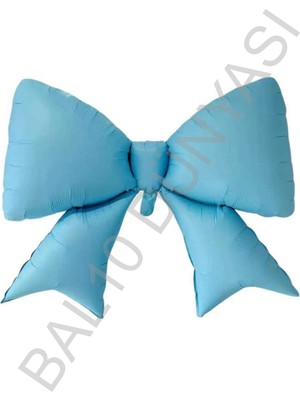 Mavi Renk Fiyonk Folyo Balon 98*75 cm