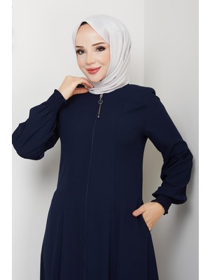 Gündelik Hac ve Umrelik Ön Arkası Kuplu Ferace