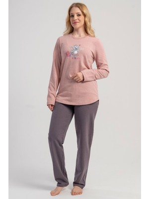 Pamuklu Kadın Uzun Kol Pijama Takım
, 504002