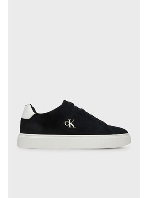 Calvin Klein Logolu Süet Sneaker Ayakkabı YM0YM01434BEH Erkek Ayakkabı YM0YM01434 Beh