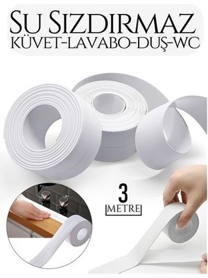 Turk Su Geçirmez Küvet Lavabo Duş Bandı 3 Metre Flexia Design - FEİ2052-5086