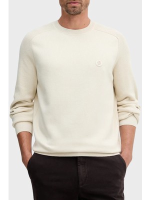 Boss Logolu % 100 Pamuk Regular Fit Bisiklet Yaka Kazak Erkek Kazak 50543136 131