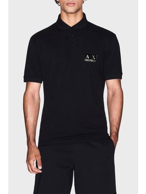 Armani Exchange Pamuklu Regular Fit Düğmeli Polo Yaka T Shirt Erkek Polo Yaka T Shirt XM001885 AF13026 MC004