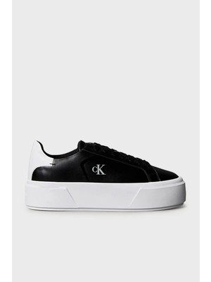 Calvin Klein Deri Logolu Platform Sneaker Ayakkabı YW0YW019280GM Bayan Ayakkabı YW0YW01928 0gm