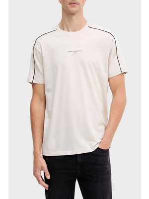 Armani Exchange Logolu Pamuklu Regular Fit Bisiklet Yaka T Shirt Erkek T Shirt XM001360 AF10358 U1013
