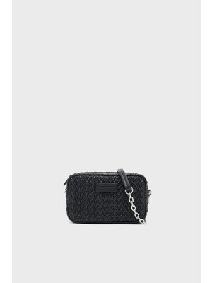 Emporio Armani 4g Kabartmalı Logolu Çıkarılabilir Zincir Askılı Çanta Bayan Çanta EW001924 AF19228 UC001