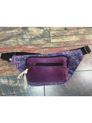 Etnik Otantik 3 Gözlü Bel Çantası Unisex Renkli Omuz ve Bel Çantası