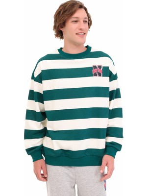 Kinetix ml Clasy 16CTY202 5pr Yeşil Erkek Sweatshirt