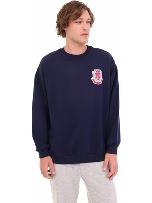 Kinetix ml Clasy 16CTY208 5pr Lacivert Erkek Sweatshirt