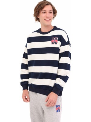 Kinetix ml Clasy 16CTY202 5pr Lacivert Erkek Sweatshirt