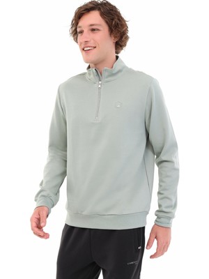 Lumberjack MB BS47 Hzıp Sw 5pr Yeşil Erkek Sweatshirt