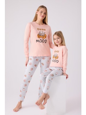 Rolypoly Kız Çocuk Turuncu Pijama Takımı