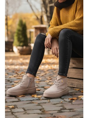 Albini Kadın Süet Deri Bot 26105255K