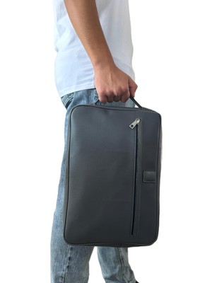 Byz - 3012 V-Gri Laptop Evrak Çantası ( 36/25/6cm )
