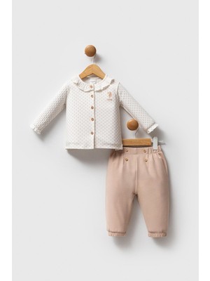 U.s. Polo Assn. Kız Bebek 2'li Takım Beyaz