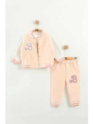 Kız Çocuk Kolej Ceketli 3'lü Takım (9-12-18 Ay)