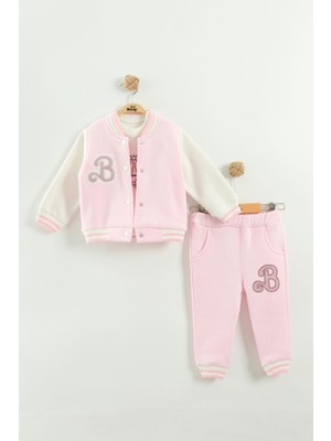 Kız Çocuk Kolej Ceketli 3'lü Takım (9-12-18 Ay)