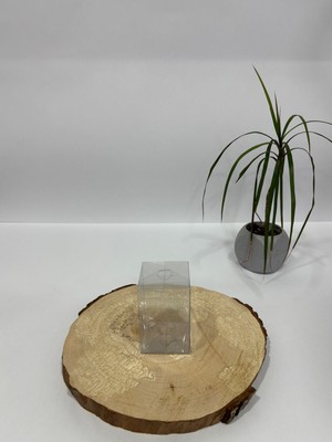 5X5X6.5 Şeffaf Asetat Kutu [40 Adet Demonte ]