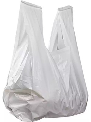 1 kg Büyük Boy Beyaz Poşet, Şarküteri, Market Poşeti – 29X57CM, Ort 50-60 Adet, Dayanıklı ve Ekonomik