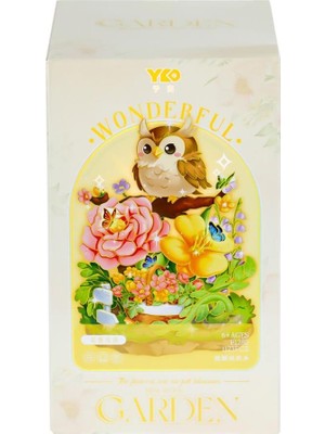 Nessiworld  P1280 Panlos Fanus Çiçek 1123 Parça Blok Seti -Vagon Life