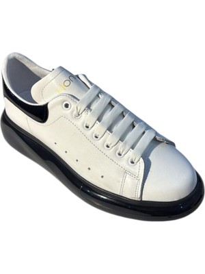 Erkek Spor Ayakkabı – Hakiki Deri, Air Taban, Bağcıklı, Günlük Kullanım Için Rahat ve Şık Sneaker