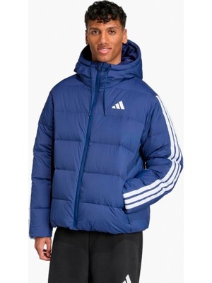 Adidas Sportswear JX7799 Essentials Climawarm 3-Stripes Puffer Down Hooded Jacket
