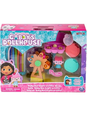 Nessiworld  69300 Gabbys Dollhouse Baby Box Cat Craft-A-Riffic Room Gabby Kedi Riffic Odası