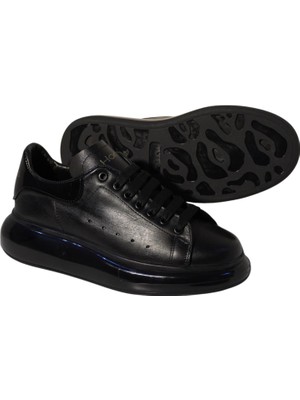 Erkek Spor Ayakkabı – Hakiki Deri, Air Taban, Bağcıklı, Günlük Kullanım Için Rahat ve Şık Sneaker