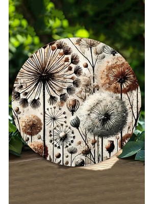 Karahindiba Desenli Uv Baskı Mdf Duvar Süsü – 33X33 cm & 20X20 cm DT186