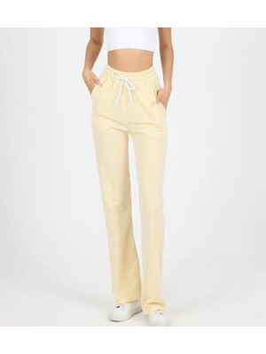 Çizgili Su Yolu Pijama Pantolon