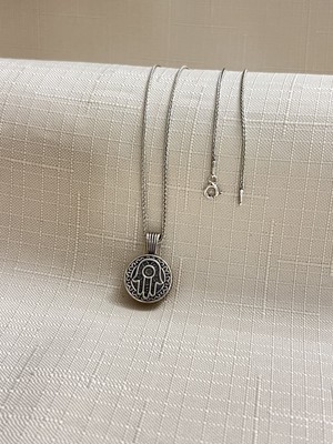 Fatma Ana Eli Cevşen Model 925 Ayar Gümüş Erkek Olye