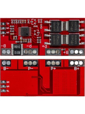4s 30A Bms Devresi Lityum Batarya Şarj Modülü 50X22X3.5MM