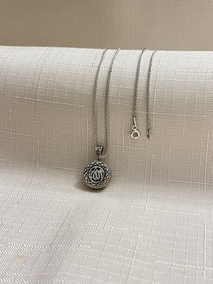 Allah Yazılı Cevşen 925 Ayar Gümüş Erkek Olye