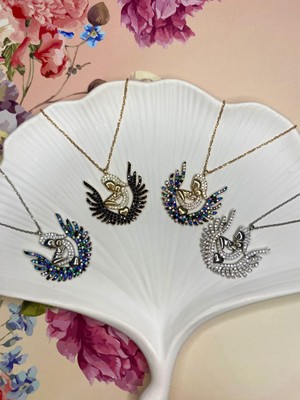 Anne Bebek Zirkontaş Gümüş 925 Ayar Kolye