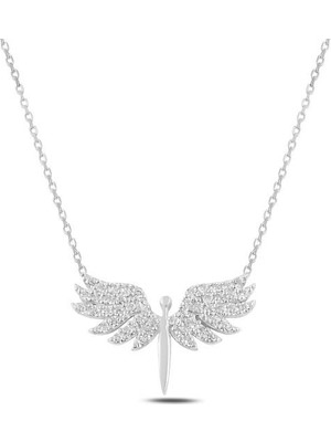 Mikailin Meleği 925 Ayar Gümüş Kolye