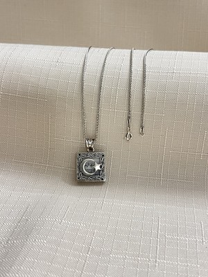 Ay Yıldız Cevşen 925 Ayar Gümüş Erkek Olye