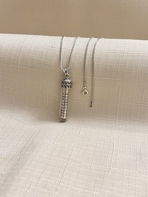 Tüp Model 925 Ayar Gümüş Kolye