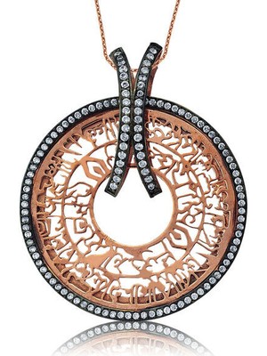 Nur Suresi Nazar Duası 925 Ayar Gümüş Kolye