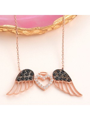 Melek Kalpli 925 Ayar Gümüş Kolye